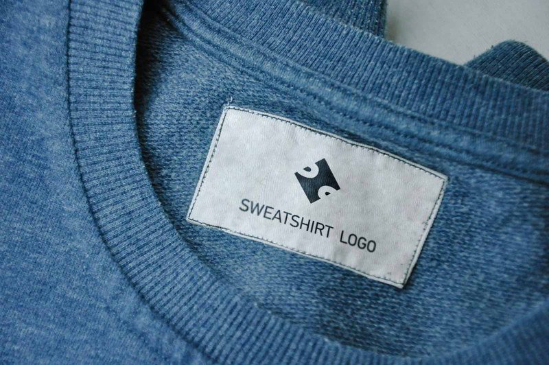 Choose cut edge for labels sewn into seams.