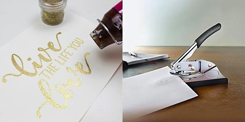 Heat vs. Dry Embossing