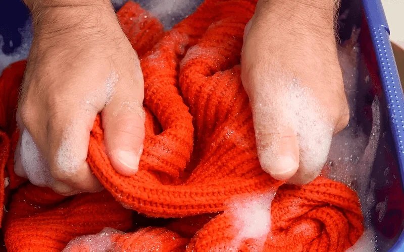 Handwashing requires a gentle touch, no harsh rubbing