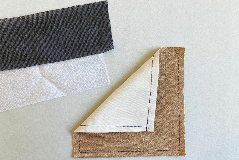 Choose fusible or sew-in based on fabric needs.
