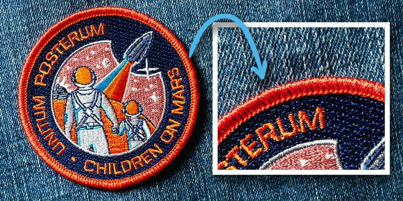 Sew patch edges for maximum durability and longevity greatly.