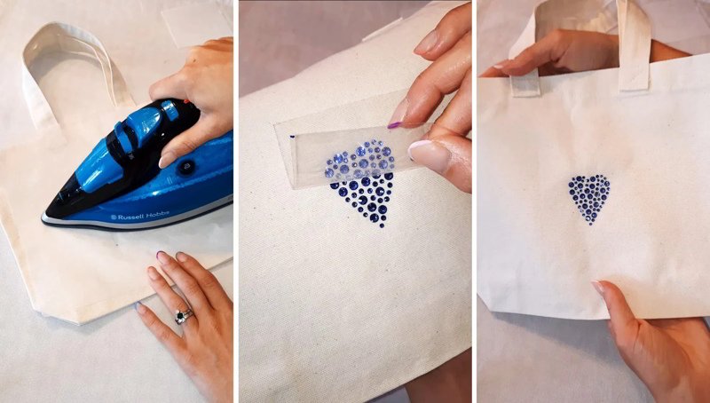 Apply patches with correct heat, pressure, and time.