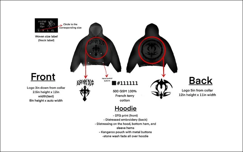 A Tech Pack (Technical Package) is the essential blueprint for your garment