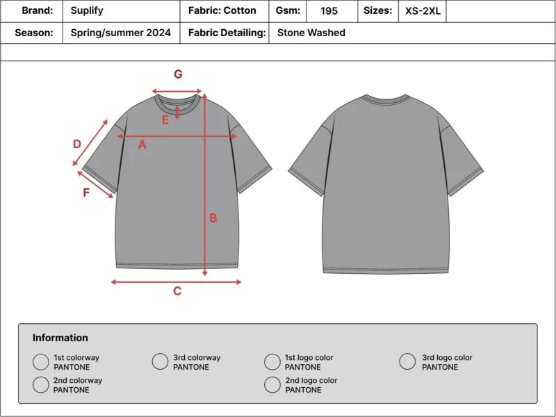 Translate accurate measurements into clear tech packs effectively.