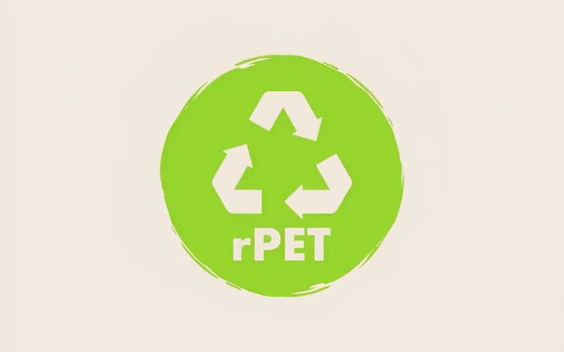 Recycled Polyester, commonly abbreviated as rPET, offers a more sustainable alternative to virgin polyester