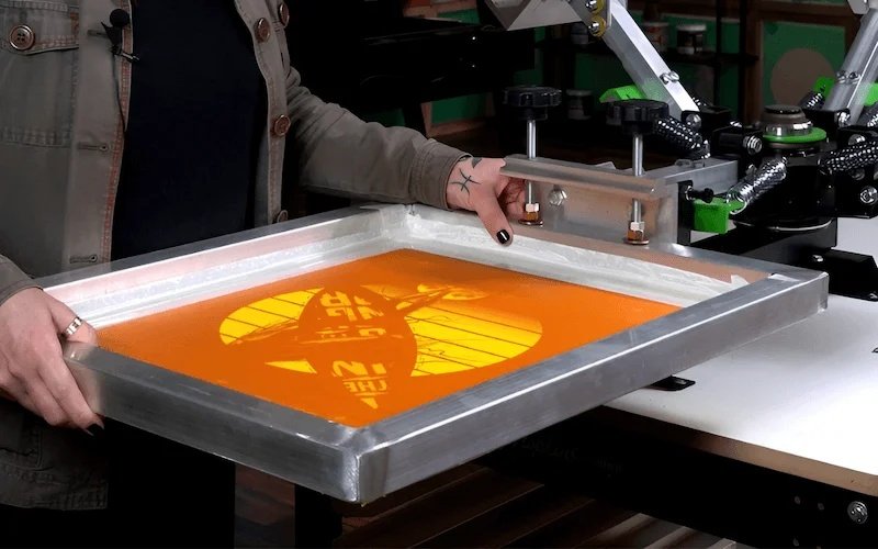 Each color screen requires precise alignment (registration) for accurate printing.