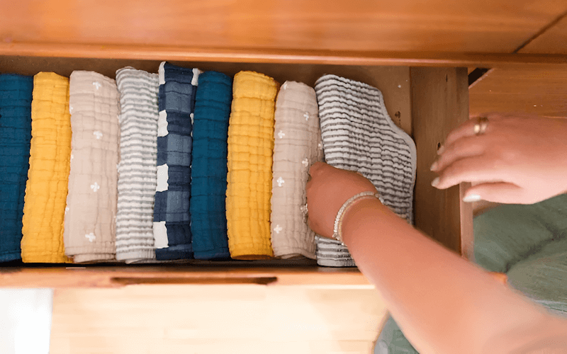 Store delicates in a cool, dry place to prevent mildew and damage from humidity