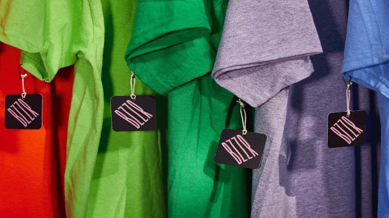 A hang tag (often called a product tag or swing tag) is essentially a detachable label attached to merchandise