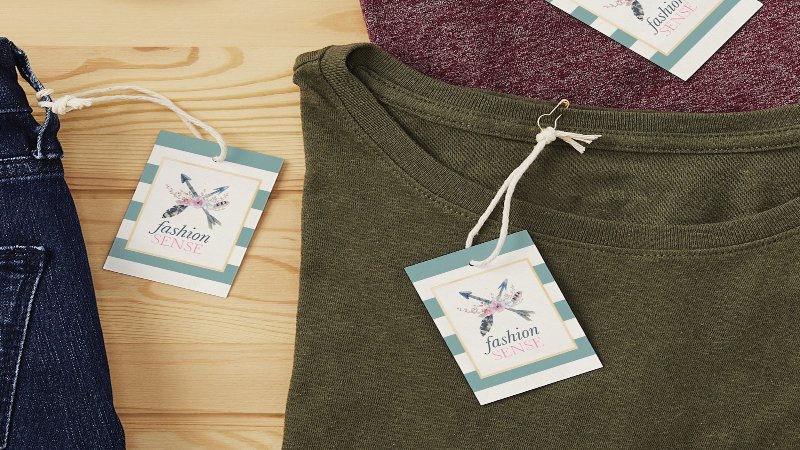 The most frequently encountered material for hang tags is paper