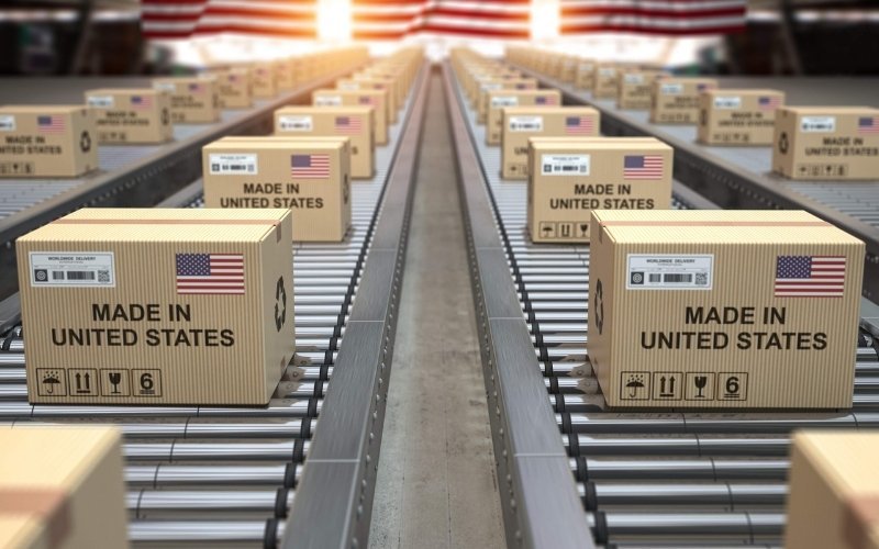 The label "Assembled in USA" indicates that the product's final and significant assembly takes place in the United States