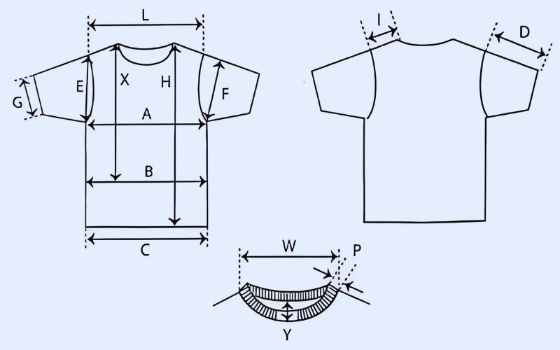 Key POMs for tops