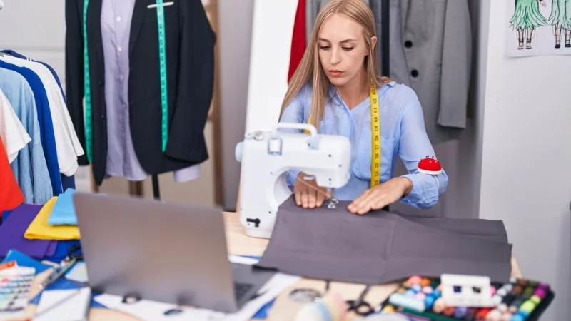 Achieving a perfect overlock stitch requires balancing the tension of each thread