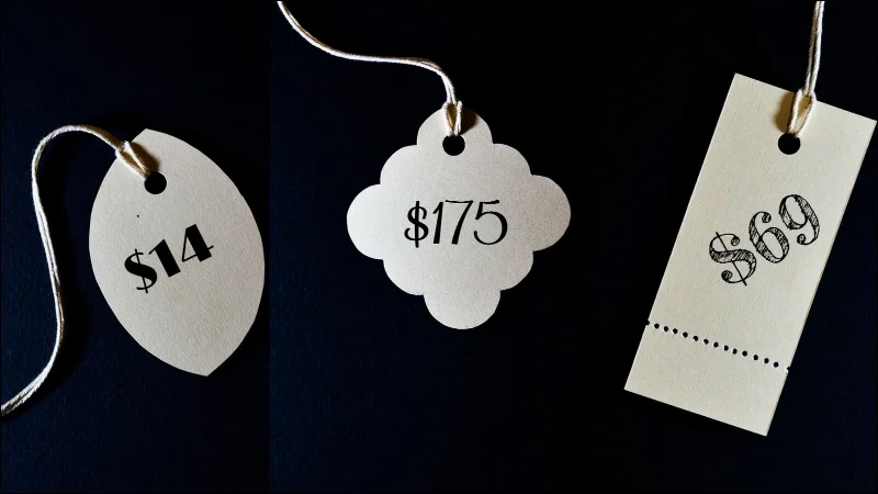 Price tags are essential tools for executing various pricing strategies