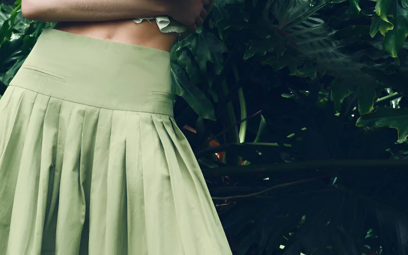 A skirt yoke or dress yoke is