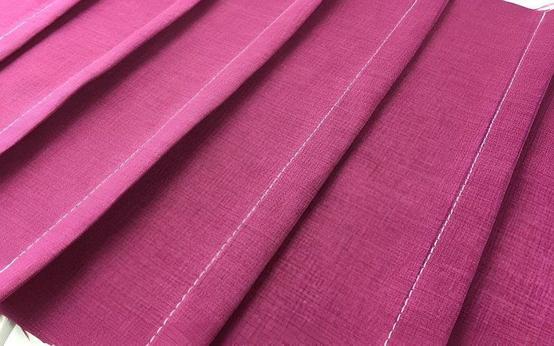 Spaced Tucks are parallel tucks