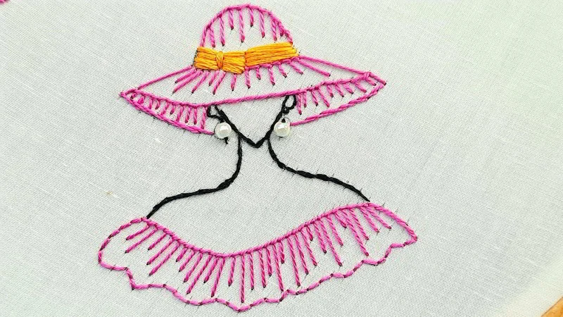 Edging fabric neatly with the Blanket Stitch technique.