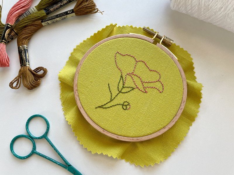 Backstitch: Perfect for text and defining clear shapes.