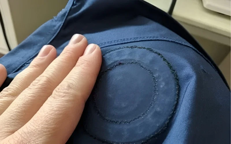 Turn the uniform inside out before washing