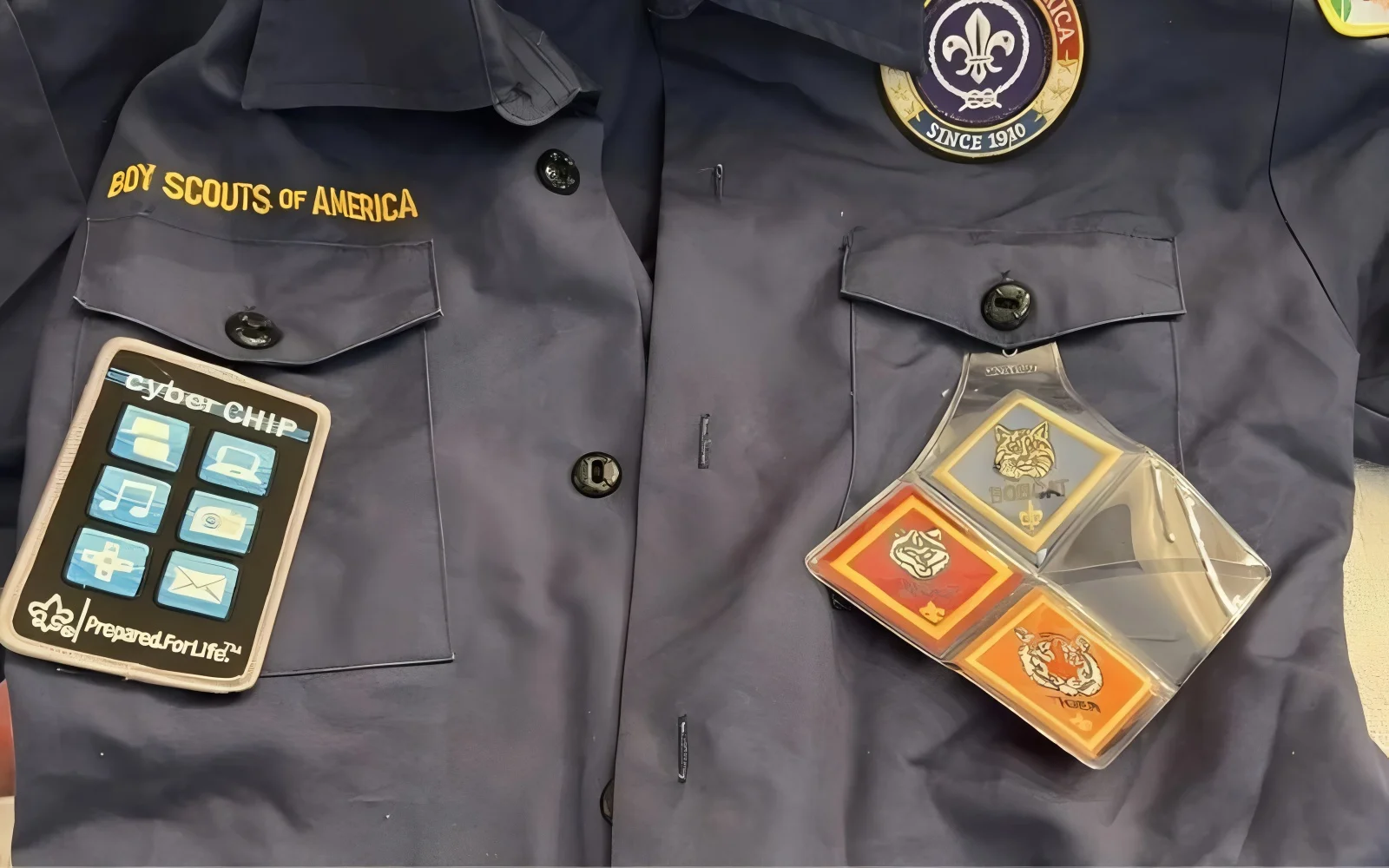 The uniform area must be clean, dry, and smooth