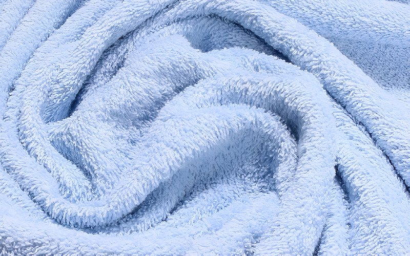 Terry cloth is also known for being soft and comfortable against your skin