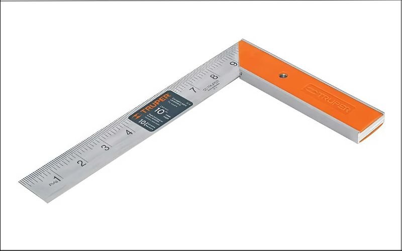Be especially careful with metal L-squares. If you drop it, you could dent an edge or, worse