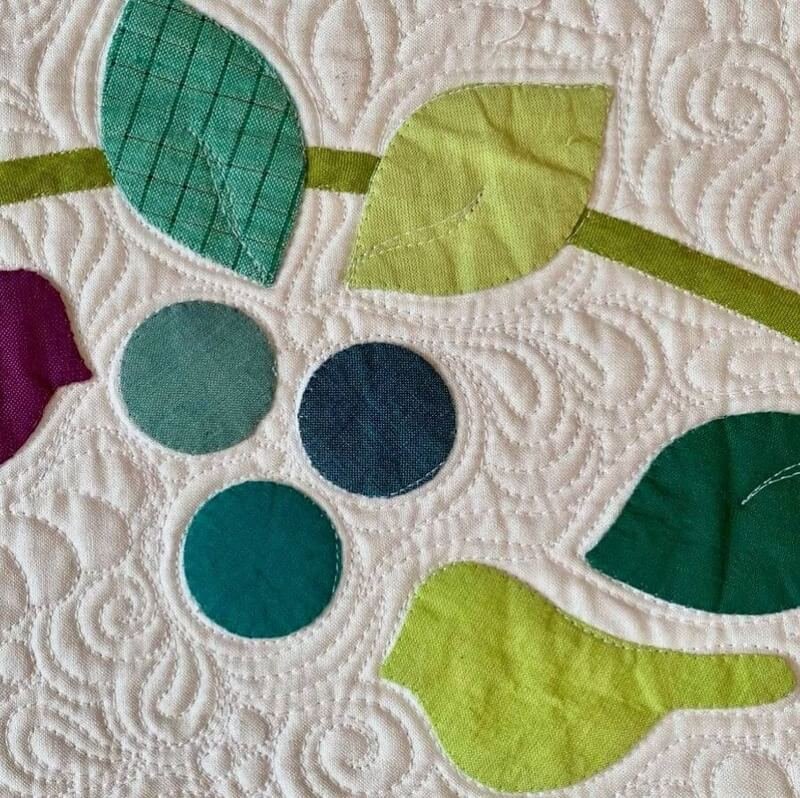 Exploring ways to attach fabric shapes.