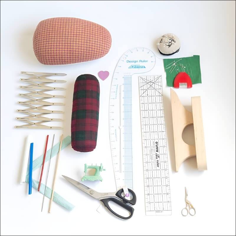 Gathering your supplies for fabric art.