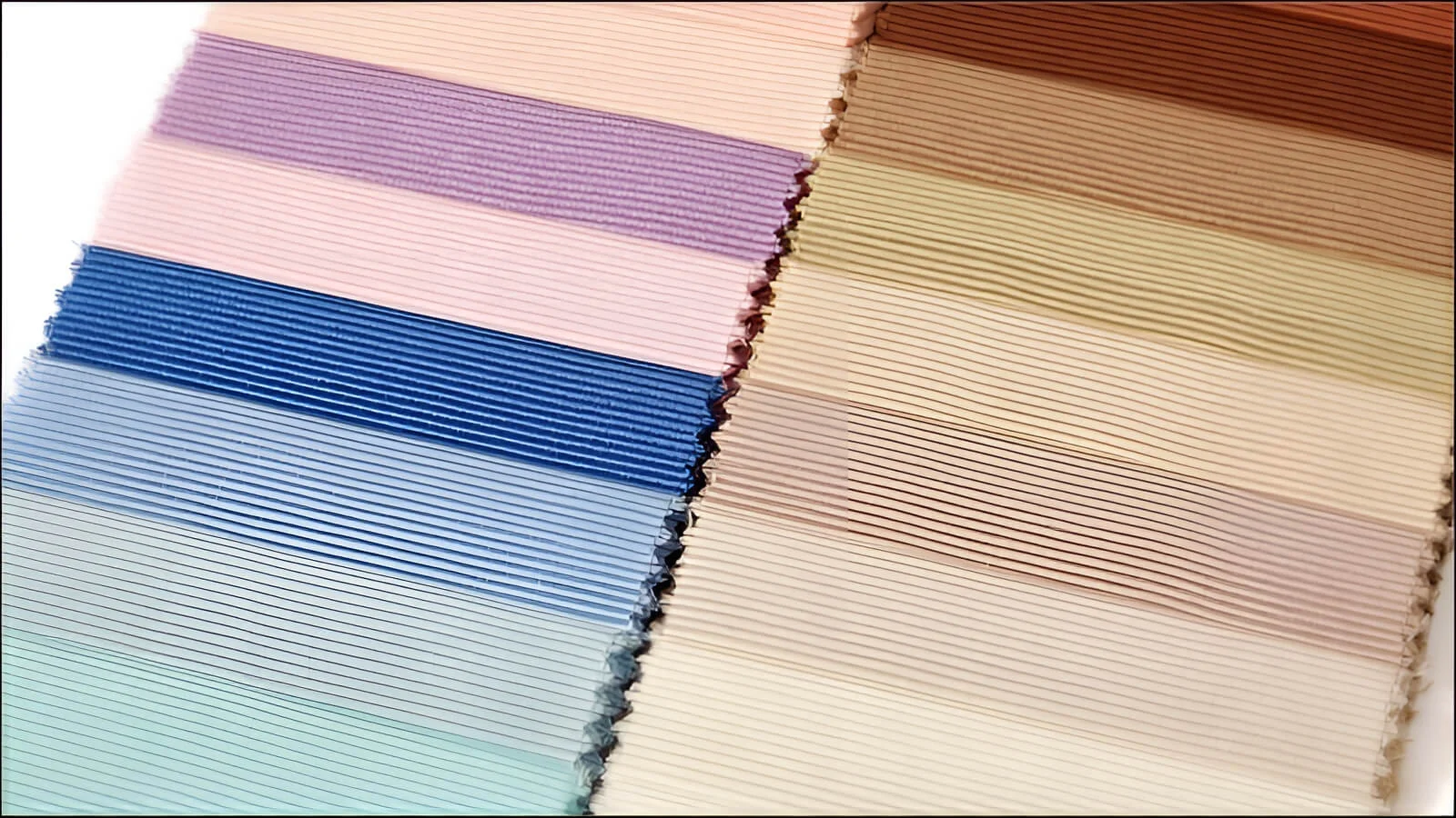 Blending fibers modifies the final fabric properties in useful ways