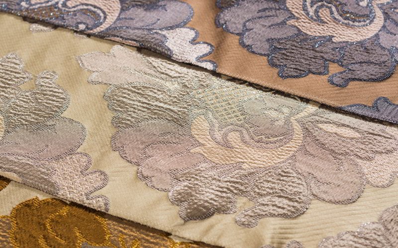 Brocade: Woven luxury.