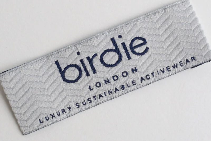Luxury labels for fine textiles.