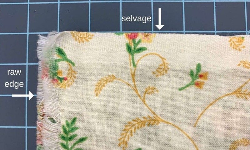 Selvage: Your fabric's starting point.