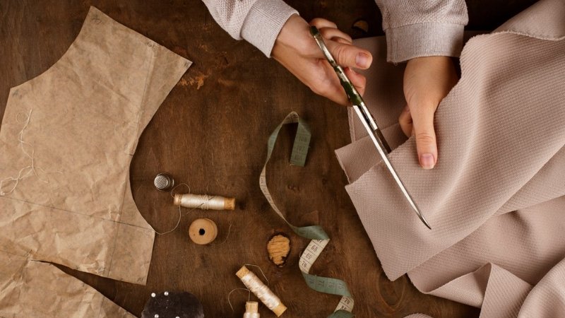 Once a section is draped satisfactorily and securely pinned, the next critical step is marking