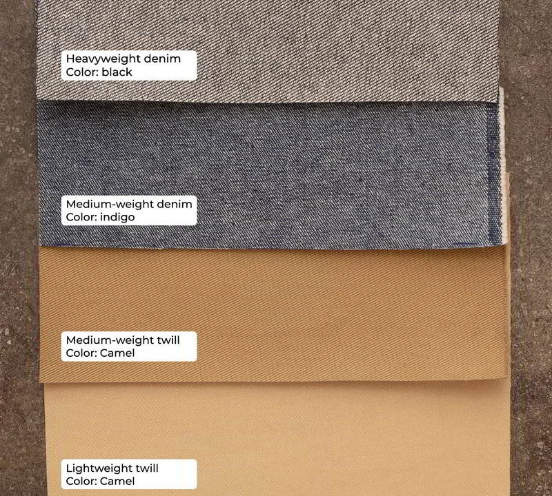 Light, medium, heavy: Fabrics for every need.