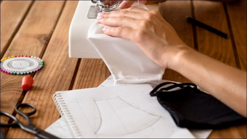 An extended facing is not cut as a separate piece