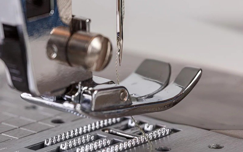 Check the feed dogs for smooth sewing