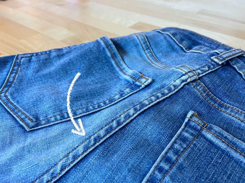 Flat-felled seam: Strong, neat, and built to last. See the detail!
