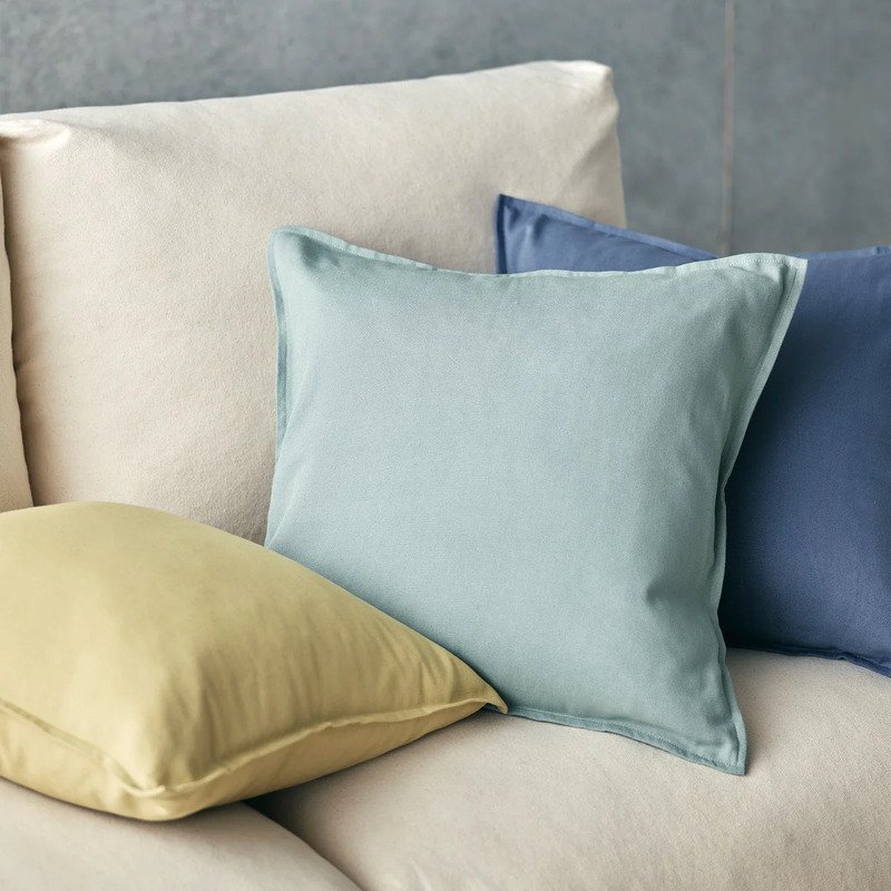 Oxford fabric used for cushion covers.