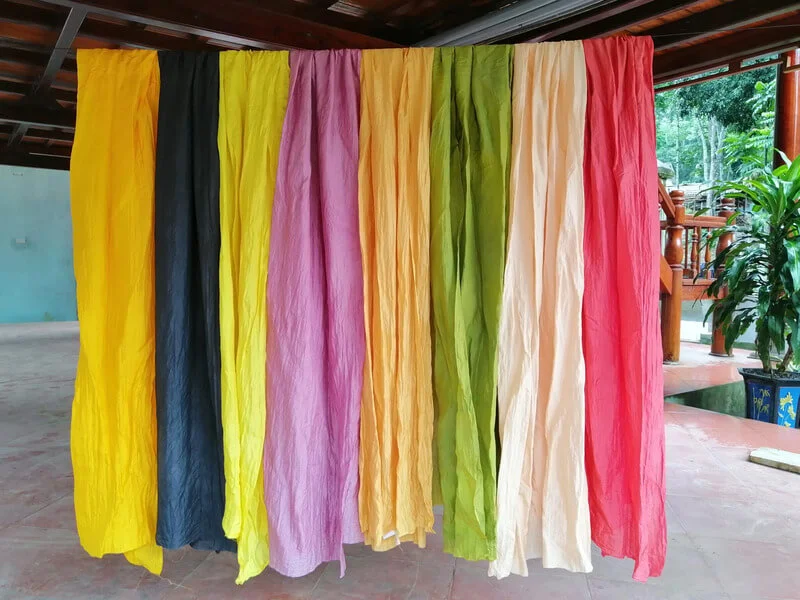 Piece-dyeing: Coloring fabric in its whole form.