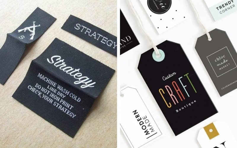 Labels & tags for every pile.