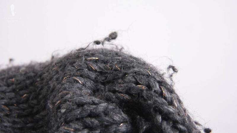 Pilling alert: those pesky fabric fuzzballs.