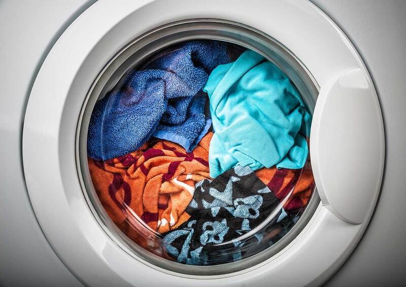 Inside the wash: Ehere shrinkage starts.