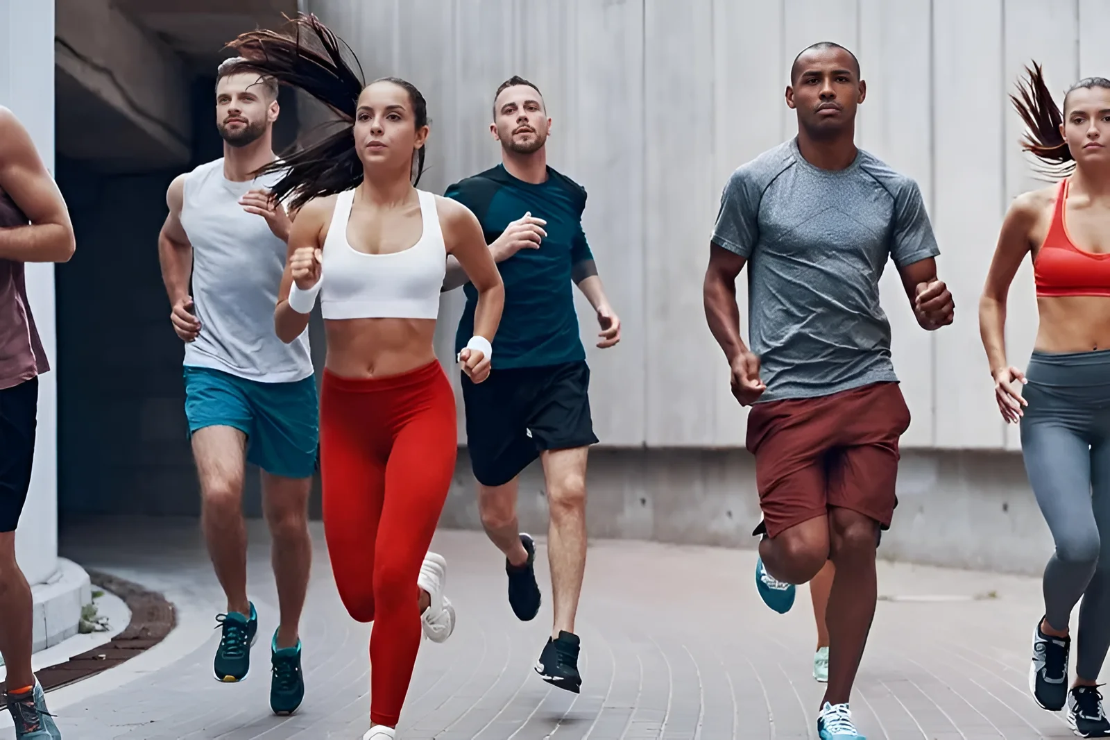 Spandex everywhere: From sportswear to everyday wear.