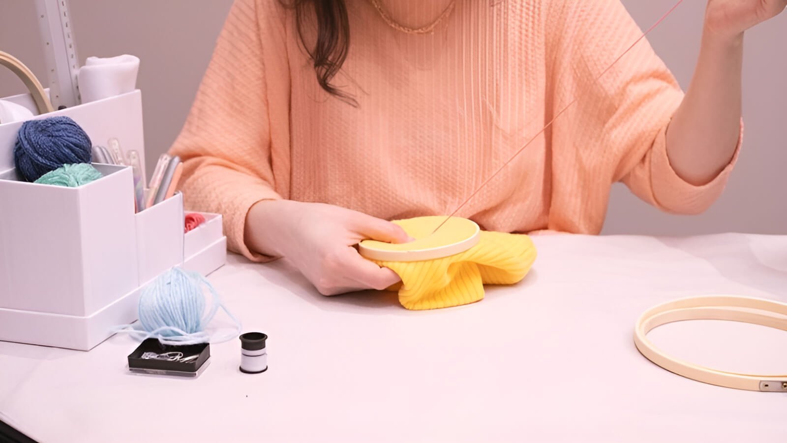 Most woven fabric (like cotton for shirts, not stretchy t-shirt material) has threads going in two main directions