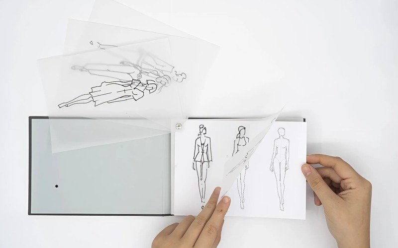 Designers and artists often use tracing paper to experiment with layouts without changing their original drawings