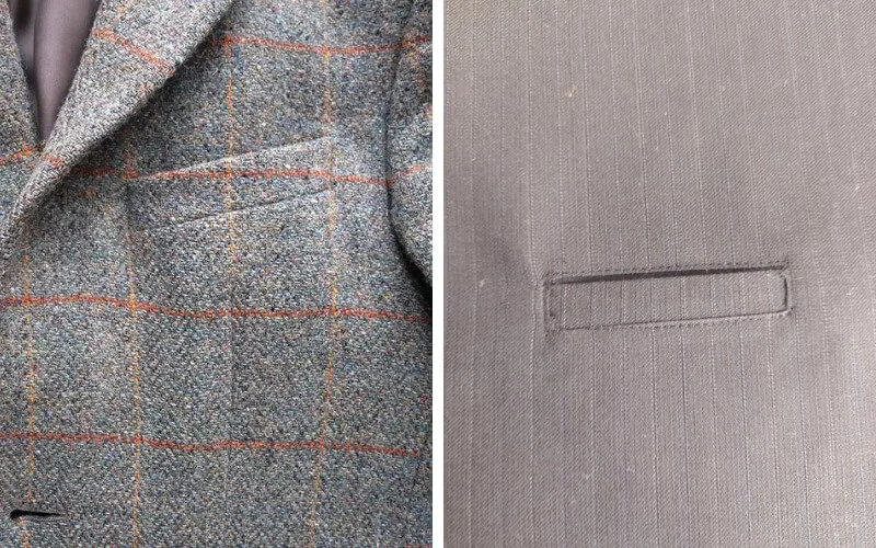The versatile welt: A staple in tailored fashion.