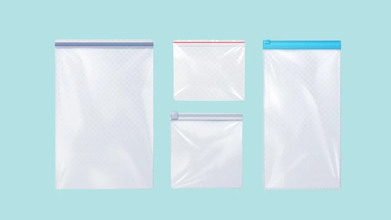 The type of clothing you're packaging significantly influences your zipper bag choice