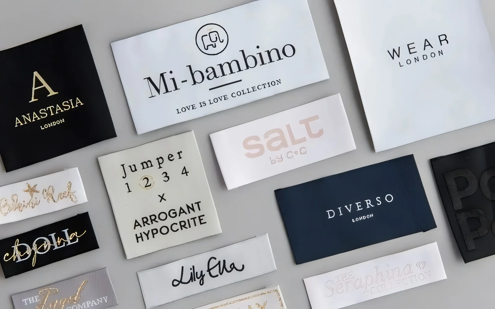 The material chosen for your sew-in labels impacts the look, feel, and durability