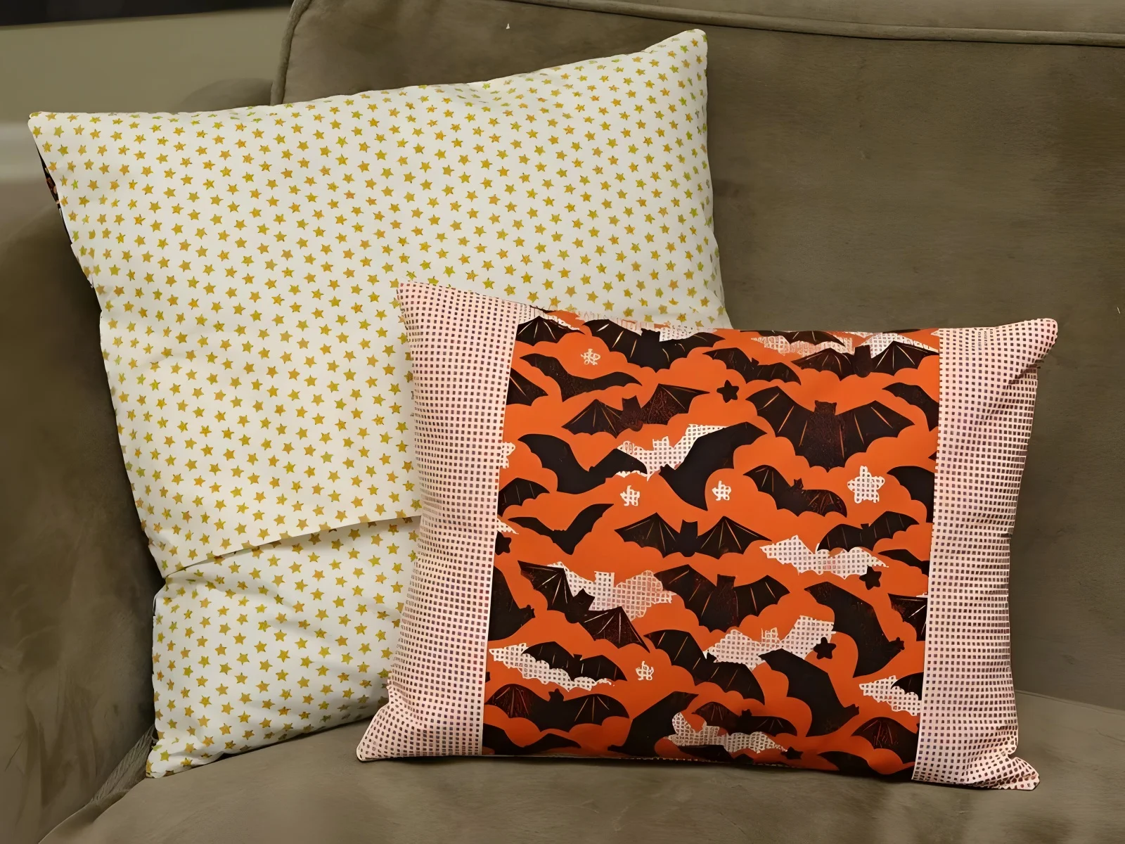 Sew a stylish envelope pillow cover with simple steps.