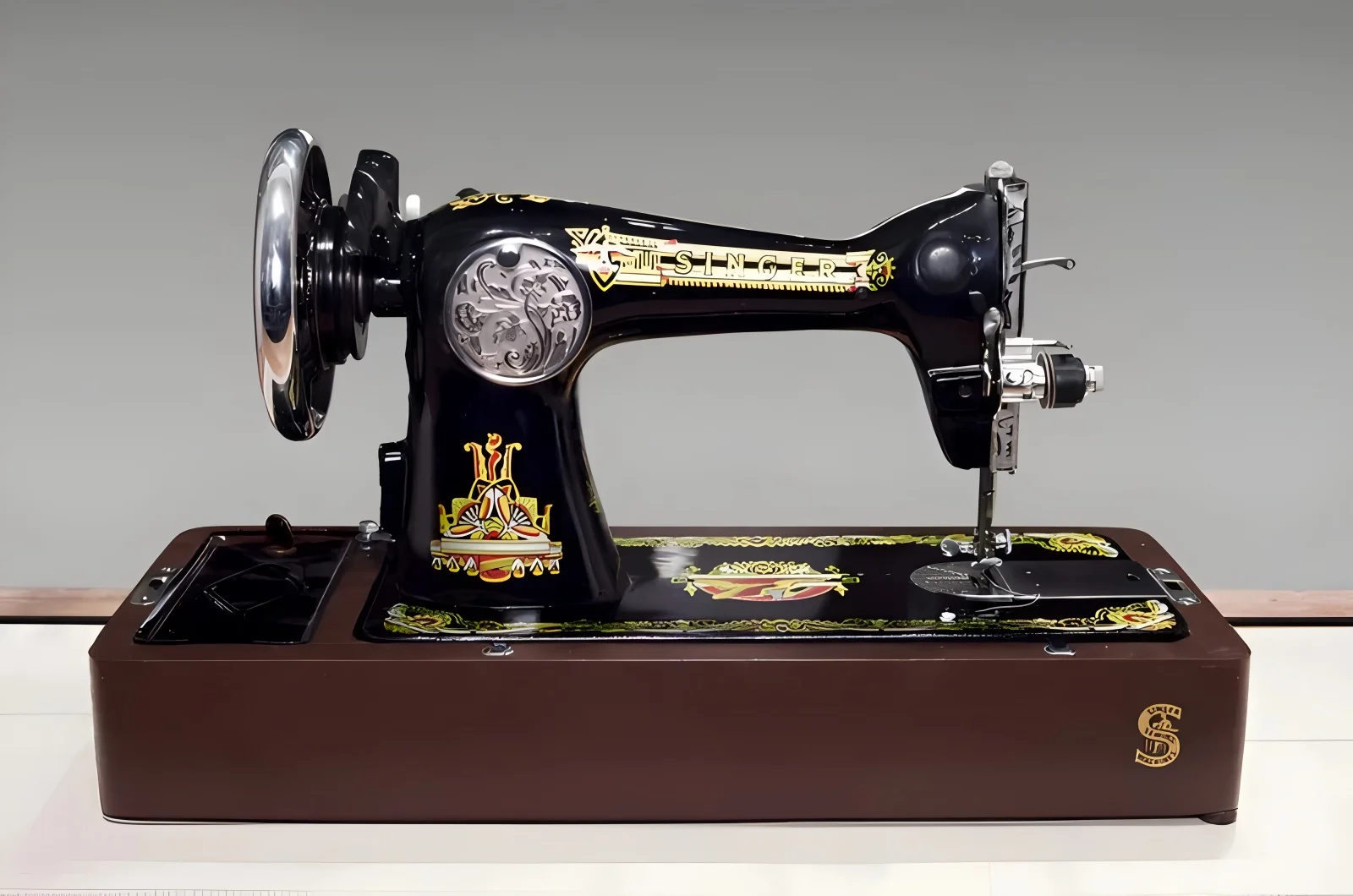 Mechanical sewing machine: Simple, durable, easy to use.