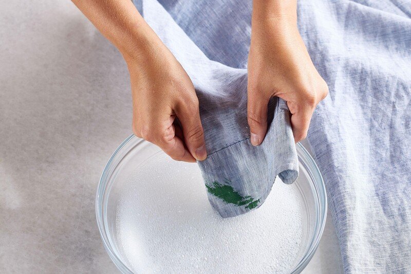 Rinsing the treated area with cool water to remove any residue.